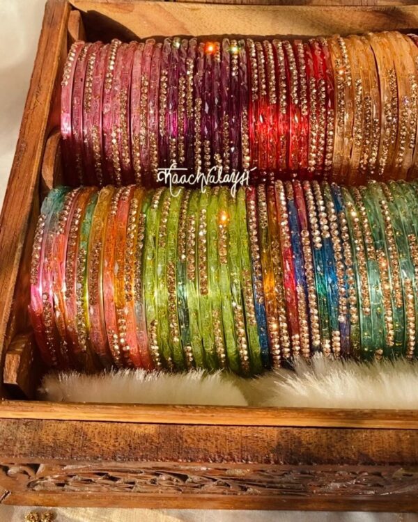 Vrinda Bangles (Set of 9 Shades)