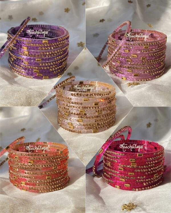 Khwab Bangles (Set of 10 Shades) - Image 3