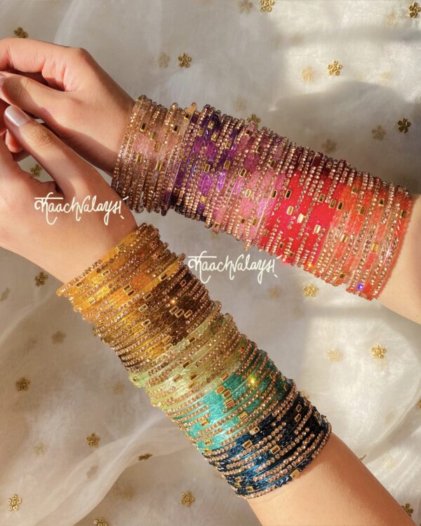 Khwab Bangles (Set of 10 Shades)