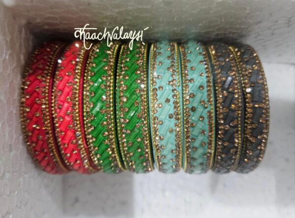 Zircon Kangan Set of 4 Shades (Size 2.6)