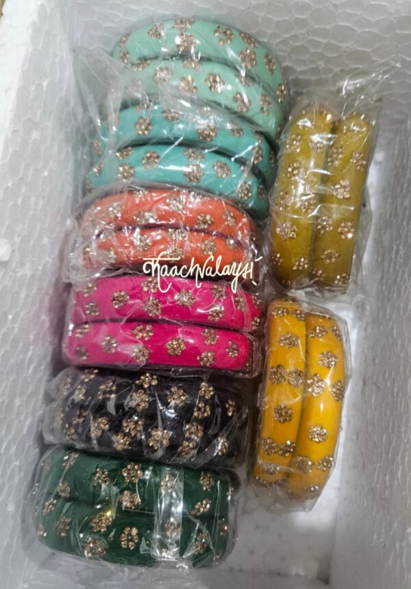 Set of 8 Shades- Zircon Kangan (Size 2.6)