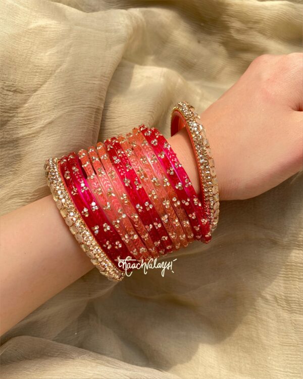 Pink Bangle Set