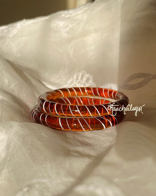 Striped Crystal Kangan Size 2.4 (per pair) - Image 7