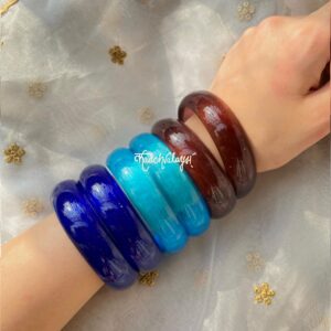 Glass Kangan (Set of 6 Shades)