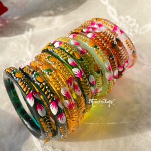 Hand painted Crystal Kangan (per pair)