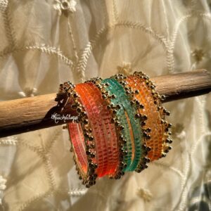 Ghunghroo Bangle Set 5 (Size 2.10)