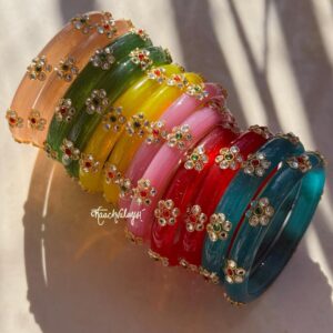 Kumud Crystal Kangan (per pair)