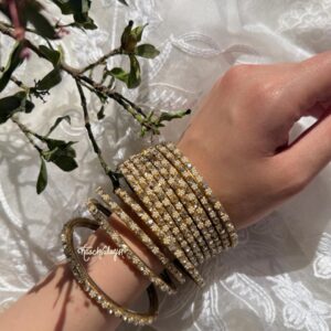 Golden Pearl Bangles (per dozen)
