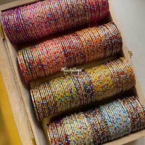 Ayu Printed Bangles (per dozen)