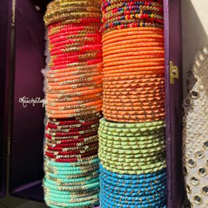 Intricate Bangles Set C (Size 2.4) with Box