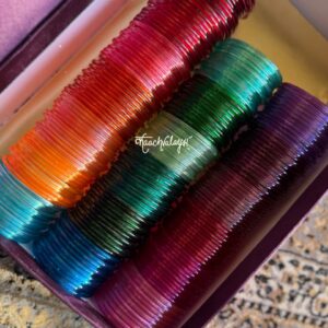Safi Bangles (Set of 19 Shades) with Box