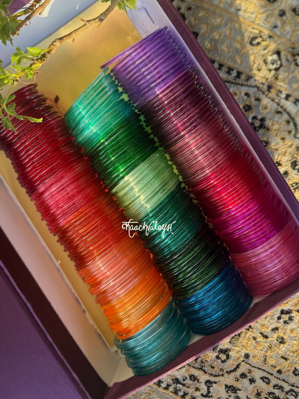 Safi Bangles (Set of 19 Shades) with Box - Image 8