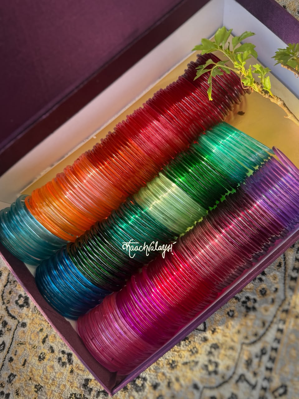 Safi Bangles (Set of 19 Shades) with Box - Image 6