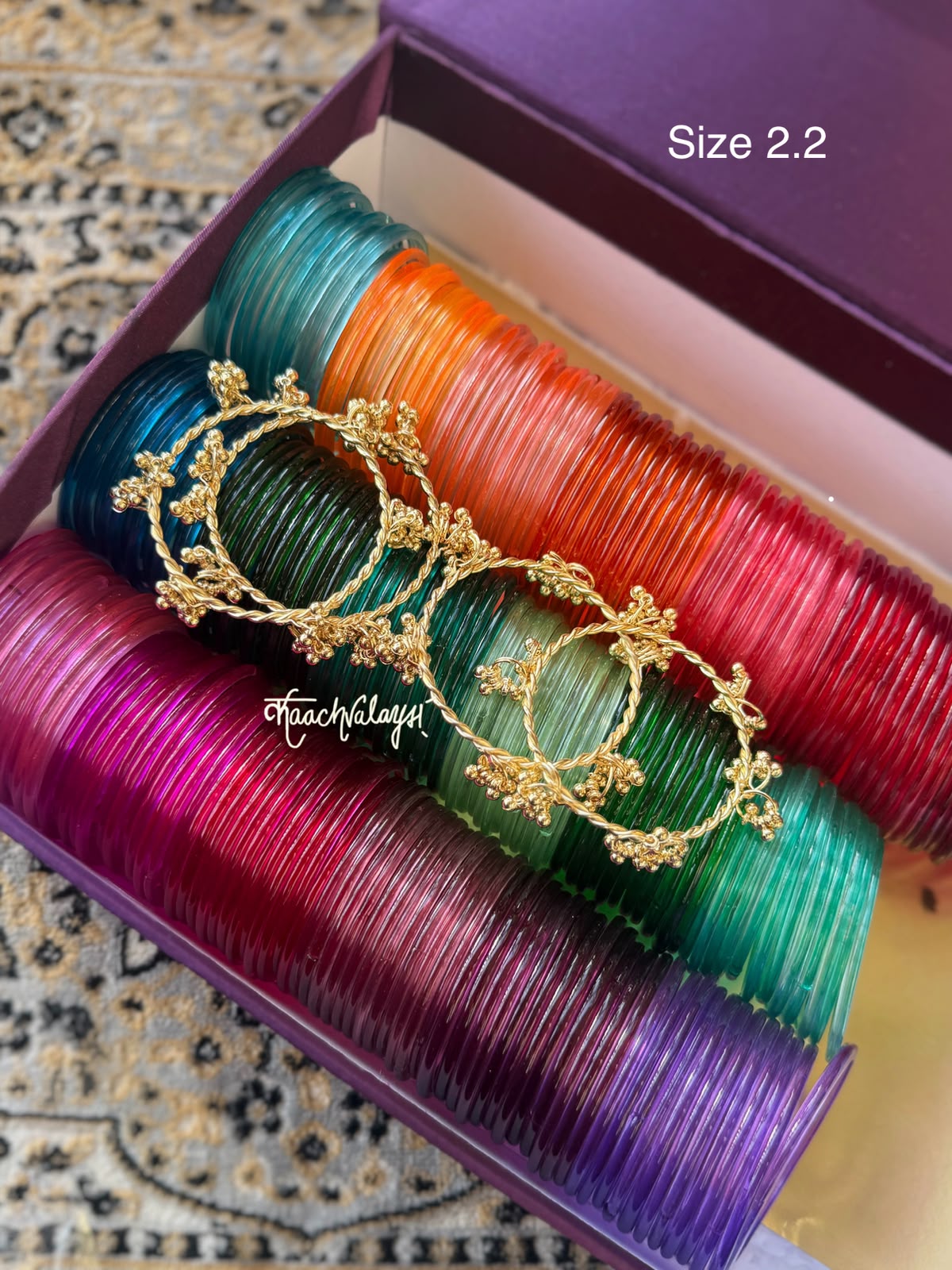 Safi Bangles (Set of 19 Shades) with Box - Image 3