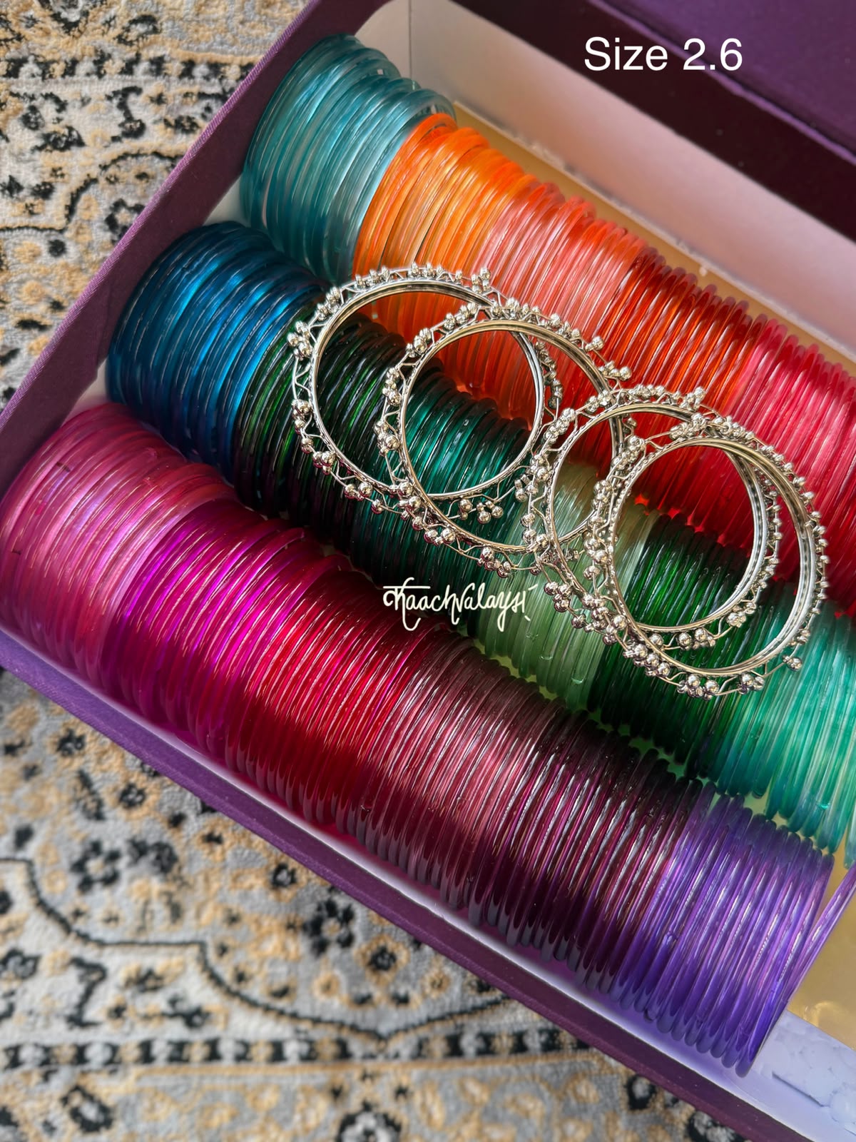 Safi Bangles (Set of 19 Shades) with Box - Image 5