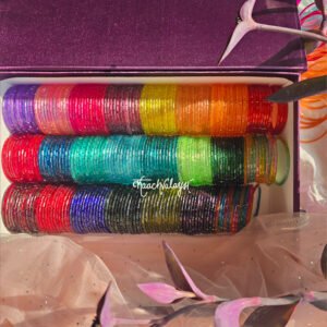 Heer Bangles (Set of 22 Shades) with Box