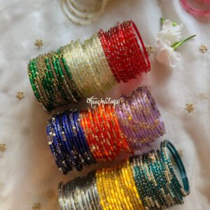 Navratri Bangle Set B (Set of 9 Shades)