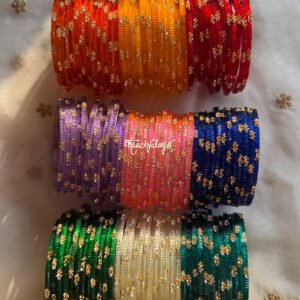 Navratri Bangle Set A (Set of 9 Shades)