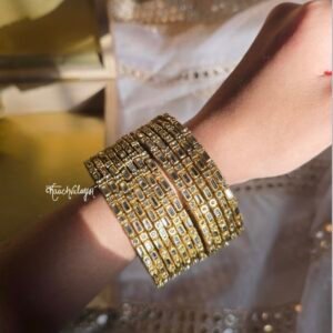 New Kundan Bangles (per dozen)